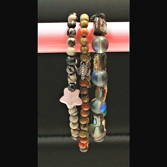 Handmade Bracelets, Set of 3 - Picture 4 of 5
